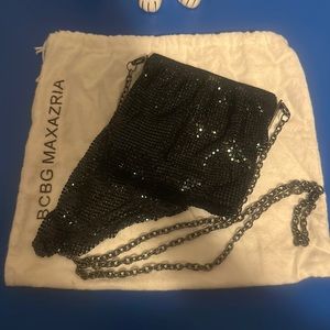 BCBG Mini Metal Mesh Purse